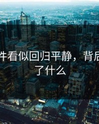 91大事件看似回归平静，背后到底藏了什么