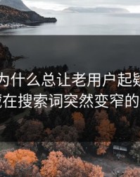 91视频为什么总让老用户起疑？答案可能藏在搜索词突然变窄的原因里