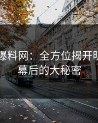 51吃瓜爆料网：全方位揭开明星综艺幕后的大秘密